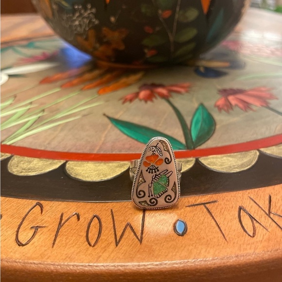 Carolyn Pollack Relios RNL Laconsello Zuni Inlay Ring🌵 - Picture 8 of 10